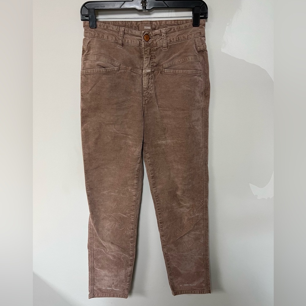 Closed Pedal Pusher Heritage Pant 42 Made in Italy/ US 6 See Measurements